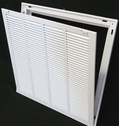 24 X 18 Steel Return Air Filter Grille For 1 Filter Removable Face