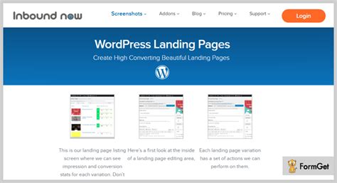 No need for extra plugins, integrations, or costs. 7+ Best Landing Page WordPress Plugins (Free and Paid) | FormGet