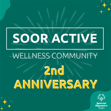 Soor Active 2nd Anniversary Special Olympics Oregon