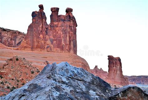 3 Gossipps Arches National Park Moab Utah Stock Image Image Of