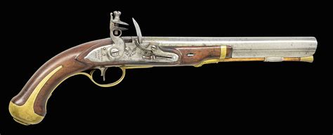 Rare M Harpers Ferry Flintlock Pistol Dated And Numbered