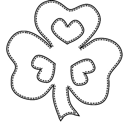 Simple Shamrock Coloring Page Free Printable Coloring Pages For Kids