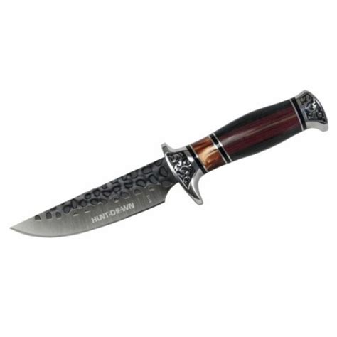 Hunt Down Decorative Sporting Knife With Leather Sheath 10 In 1