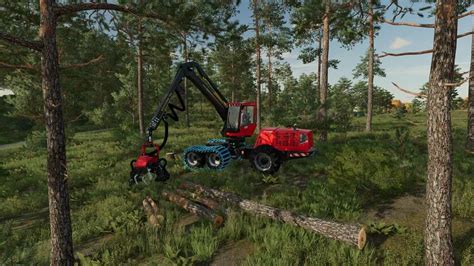 Mod Extended Wood Harvester Cutting V Fs Farmingsimulator App