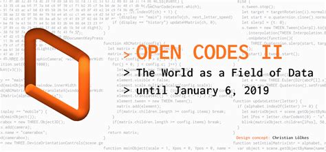 Open Codes Ii Announcements E Flux