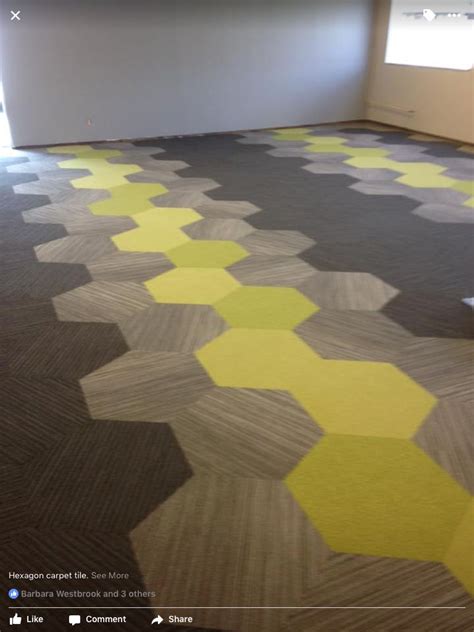 Shaw Hexagon Carpet Tile Installed By Allen Lewis Carpet Tiles Design