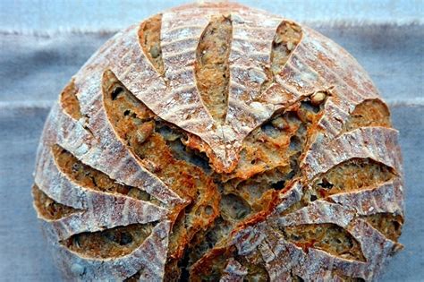 Do you ever want to use the pumpkin seeds in a bread ? Pumpkin Seed Bread Recipe | The Bread She Bakes