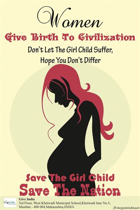 Poster On ~save Girl Child~ By Megamindmaan On Deviantart Inspiration
