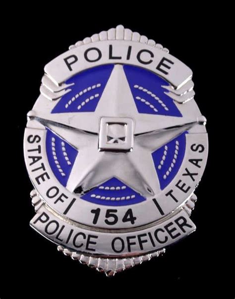 state of texas police officer badge