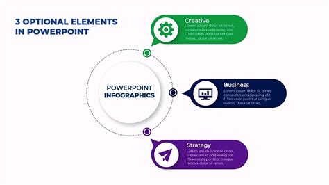Powerpoint 3 Options Infographics Slide Design Tutorialpowerpoint