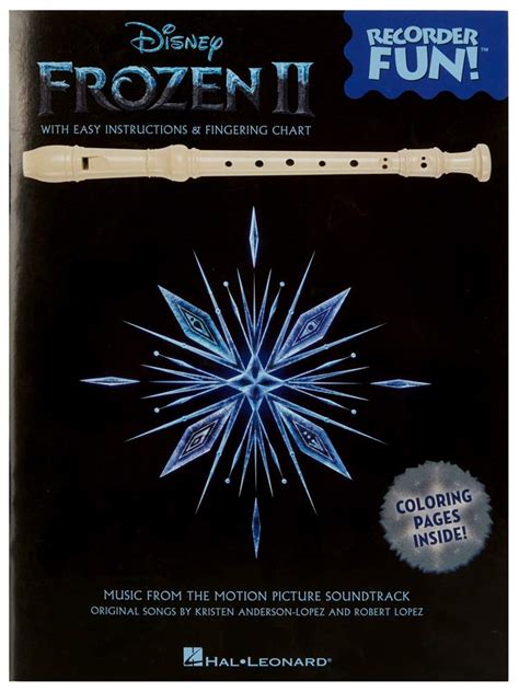 Ms Frozen 2 Recorder Fun Noty Pro Zobcovou Flétnu Kytarycz