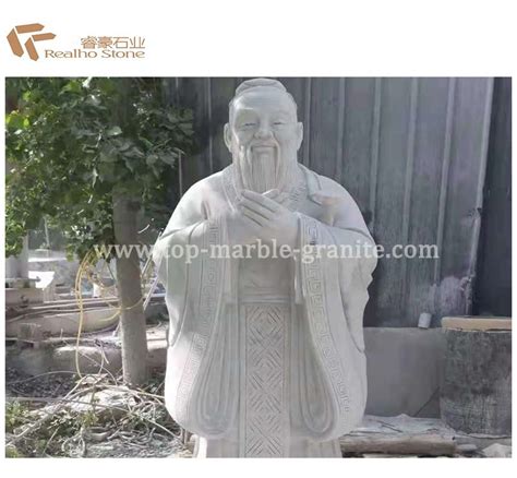 Marble Statue Of Hand Carved Confucius Sculpture Suppliers And
