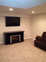 Images of Electric Fireplace In Basement
