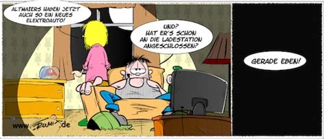 Create cartoons and caricatures from your photos with me, thecartoonist! Neulich an der Ladestation von Trumix | Politik Cartoon | TOONPOOL