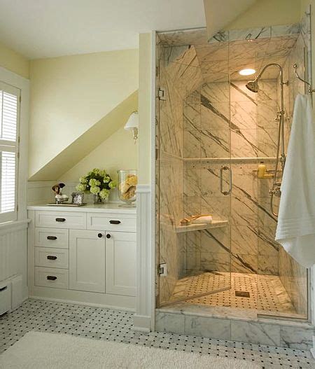 Slanted ceilings in bedrooms always make me feel like the room looks claustrophobic. Roberts-Architects-Glenview-bathroom-remodel | Sloped ...