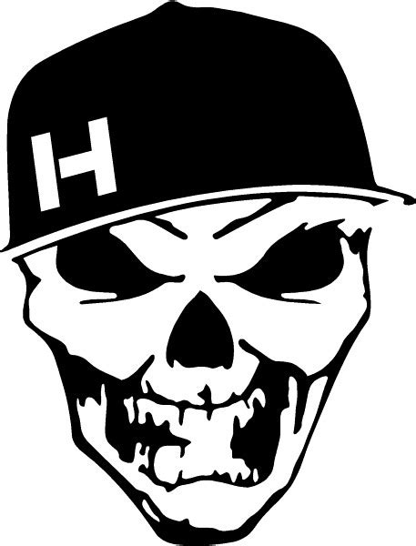 Check out free sticker templates to make and download impressive designs. Skull Decals :: Hostile Skull Decal / Sticker Design