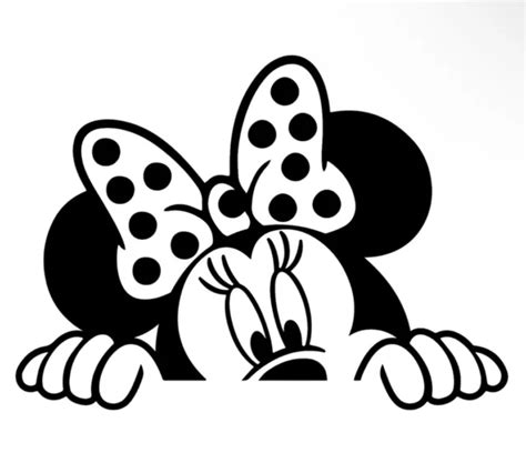 Minnie Mouse Disney Die Cut Vinyl Decal Jdm Sticker Multiple Sizes And Colors 3 49 Picclick