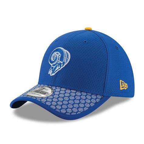 New Era Los Angeles Rams Royal 2017 Sideline Historic 39thirty Flex Hat