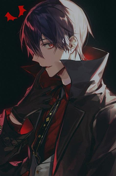 Image in anime boys collection by shiro on we heart it. Vampire Anime Boy Black Hair Red Eyes - Hair Trends 2020 - Hairstyles And Hair Colours To Try ...