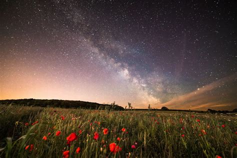 Amazing Outer Space Views Of Milky Way Viewed From Isle Of Wight
