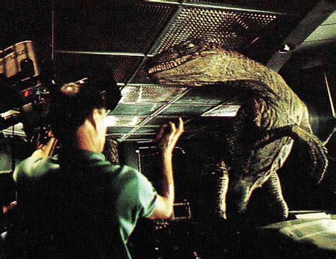 Behind The Scenes Photo From The First Movie Jurassicpark Jurassic Park Behindthescenes