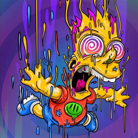 Simpson Psychedelic Wallpaper Doh Album On Imgur Simpsons Art