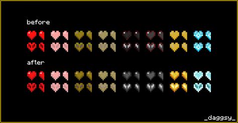 Detailed Hearts Minecraft Resource Pack