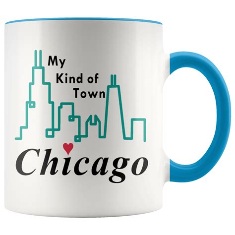 Chicago My Kind Of Town Coffee Mug Tea Hot Cocoa Cup Appealing Signs