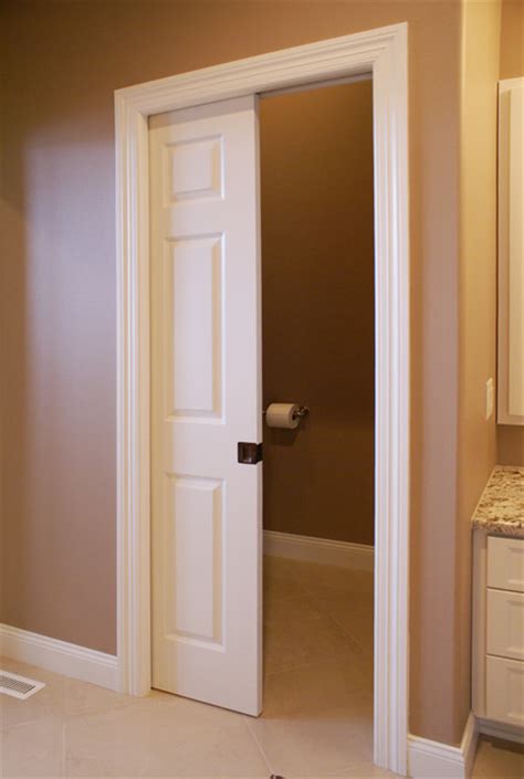 Maybe you would like to learn more about one of these? Pocket & Barn Doors - Traditional - Bathroom - other metro ...