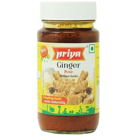 Buy Priya Pickle Ginger 300 Gm Bottle Online At Best Price Of Rs 110 Bigbasket