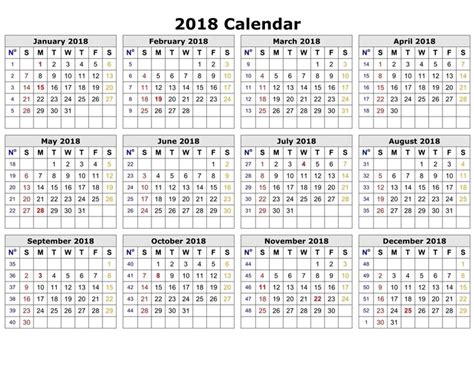 Printable Calendar 2018 Templates Printable Calendar Templates 2018 2