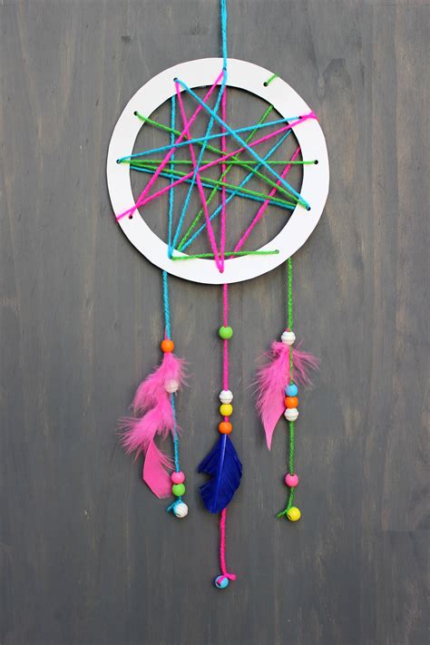 Diy Kids Dream Catcher Comment Fabriquer Un Attrape Rêve Idee