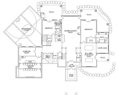 Home Floor Plans With Indoor Basketball Court Floorplansclick