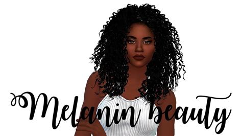 The Sims 4 Melanin Beauty Create A Sim Full Cc List Youtube