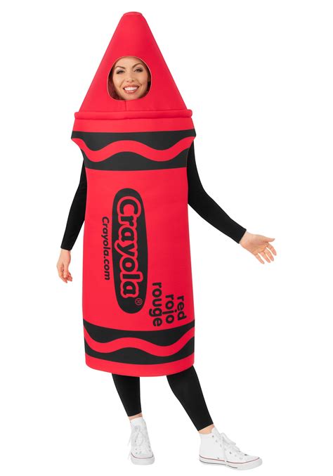 限定特価 crayola red crayon adult costume クレヨラレッドクレヨン大人用コスチューム ハロウィン サイズ gt