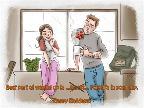 X Mas Folgers Folgers Brother And Babe Commercial Know Your Meme