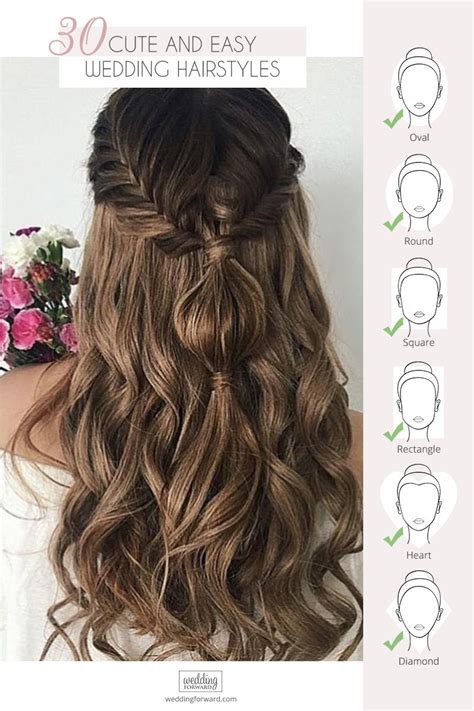 Easy Wedding Hairstyles You Can Diy Wedding Forward In 2021 Hair