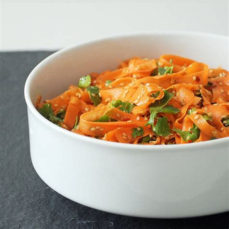 Sesame Carrot Salad Healthy Spring Vegetable Recipes Popsugar