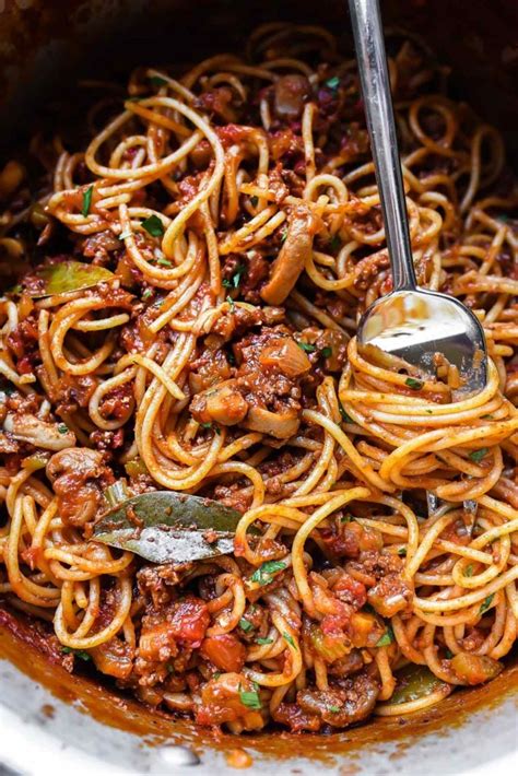 Spaghetti And Meat Sauce Recipe