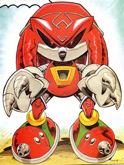 Mecha Knuckles Sonic News Network The Sonic Wiki