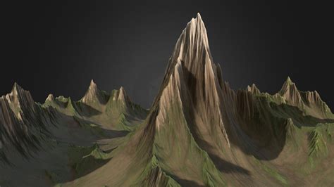 Tall Mountain 3D Model By Alec Huxley Alechuxley Eb8c749 Sketchfab