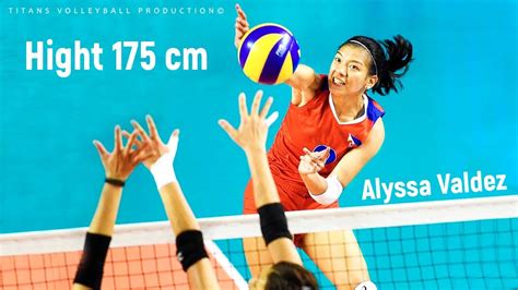 Alyssa Valdez Amazing Volleyball Player Hight 175 Cm Motivation