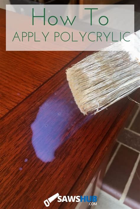 Learn How To Apply Polycrylic To Your Woodworking Projects Along With
