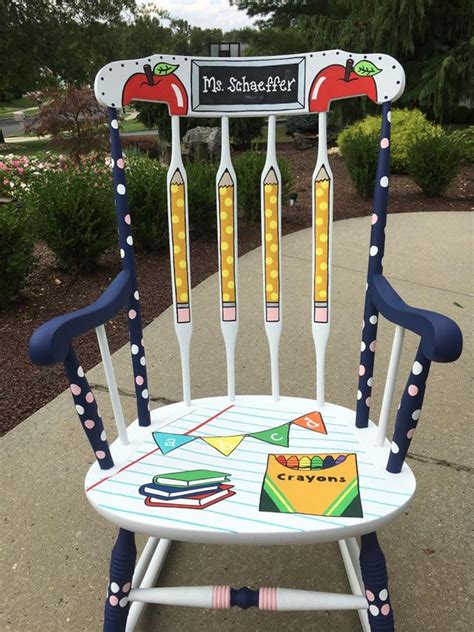 Teacher desk table and chair. Teacher Rocking Chair Design, Custom Teacher Chair Design ...