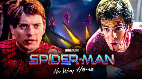 New Spider Man No Way Home Concept Art Reveals Unused Tobey And Andrew Scene