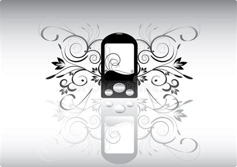 Abstract Phone Stock Vector Illustration Of Entertainment 7313155