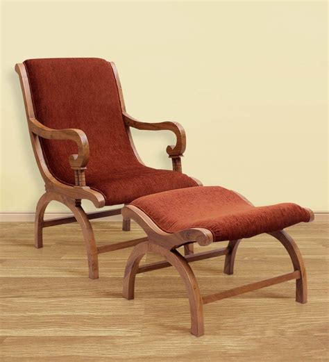 View our range of sofas on legs. Buy Charlotte Teak Wood Arm Chair with Leg Rest in Natural ...