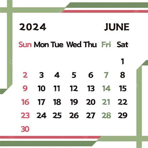 Calendario Junio Png Junio Calendario Calendario Mensual Png Y