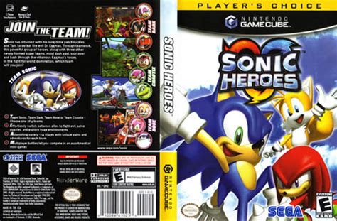 Sonic Heroes Cover Gamecube Back2s0ul Flickr