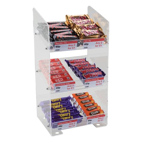 Custom Acrylic Chocolate Counter Displaychocolate Display Rack